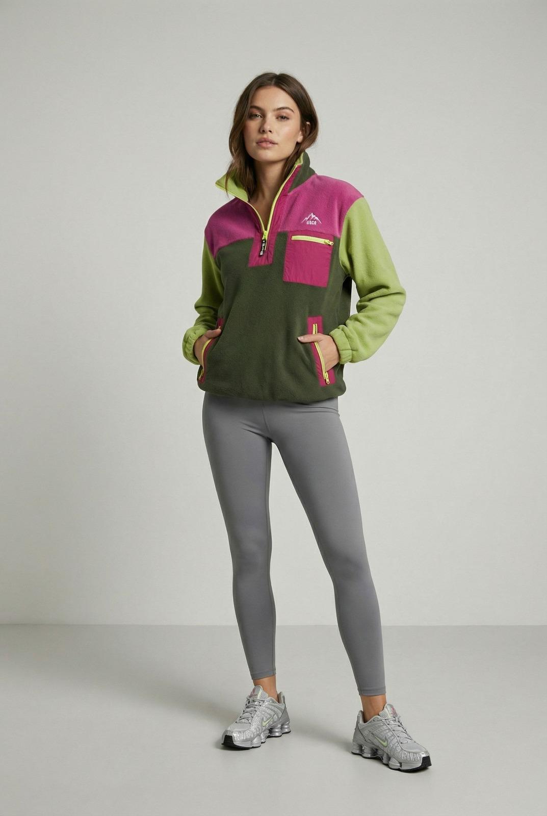 USCO Retro Quarter-Zip Fleece Pullover