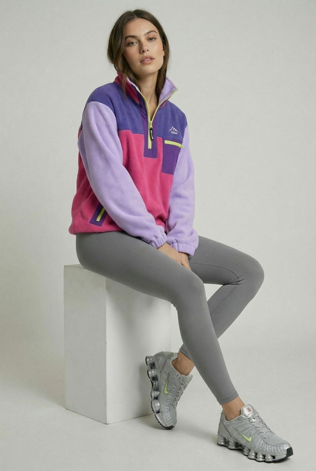 USCO Retro Quarter-Zip Fleece Pullover
