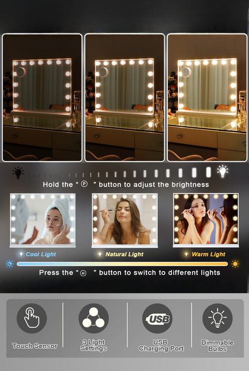LED Hollywood Vanity Mirror