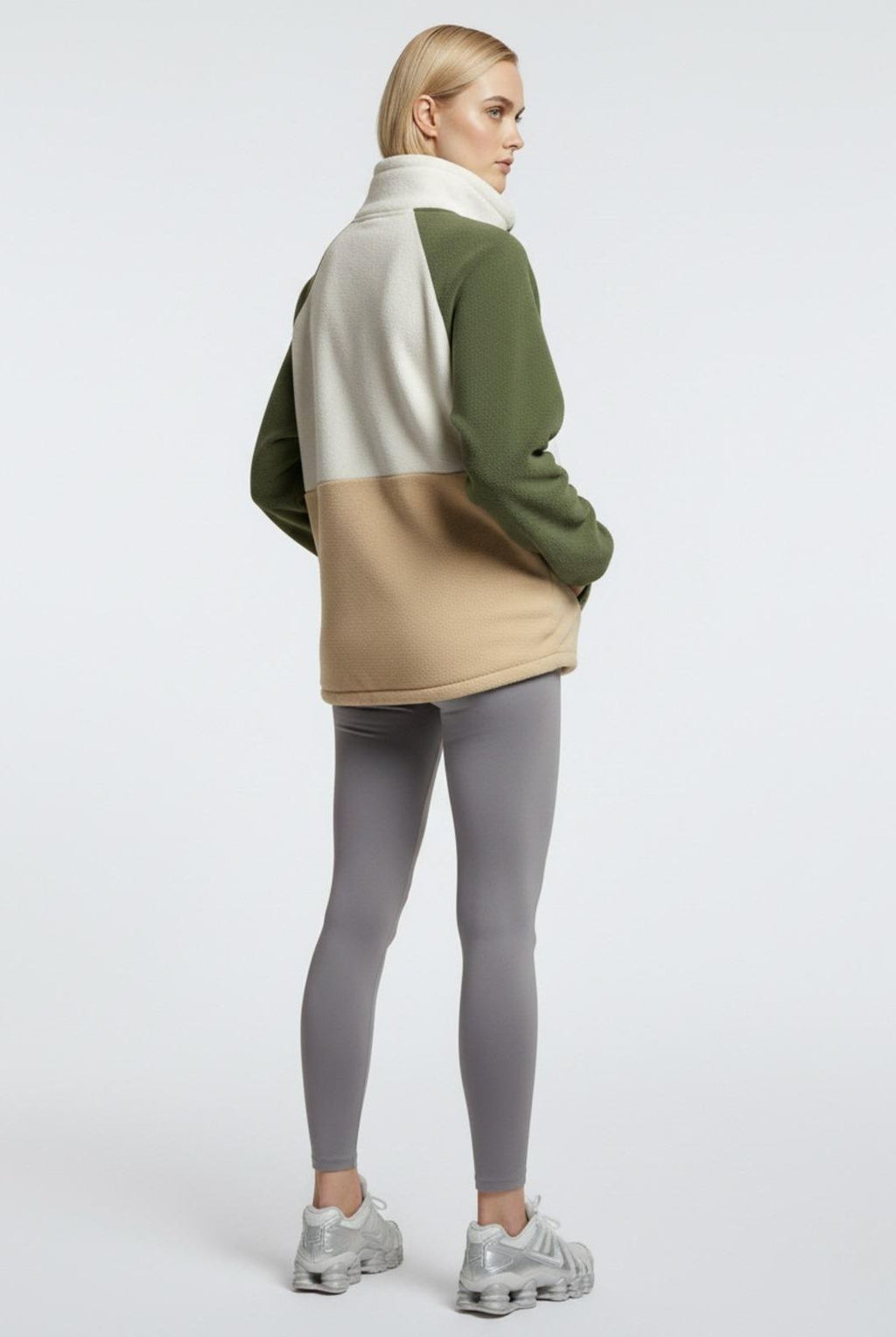 USCO Alpine Quarter-Snap Fleece Green