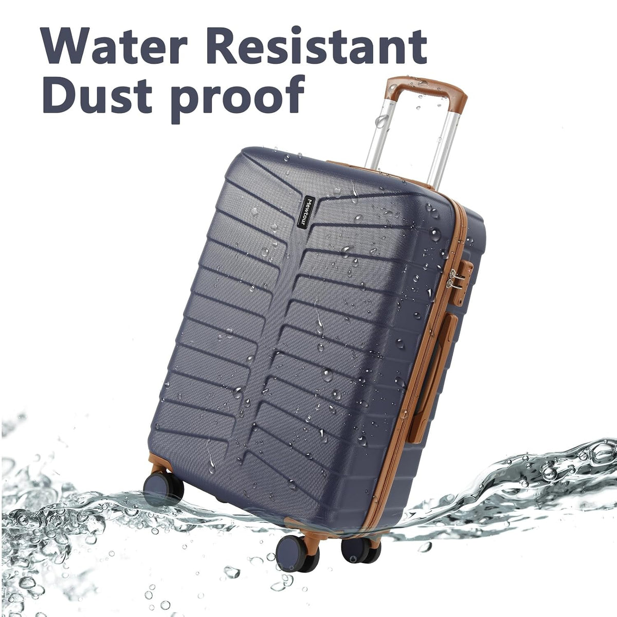 Voyage Set of 3 Hard Shell ABS Suitcases
