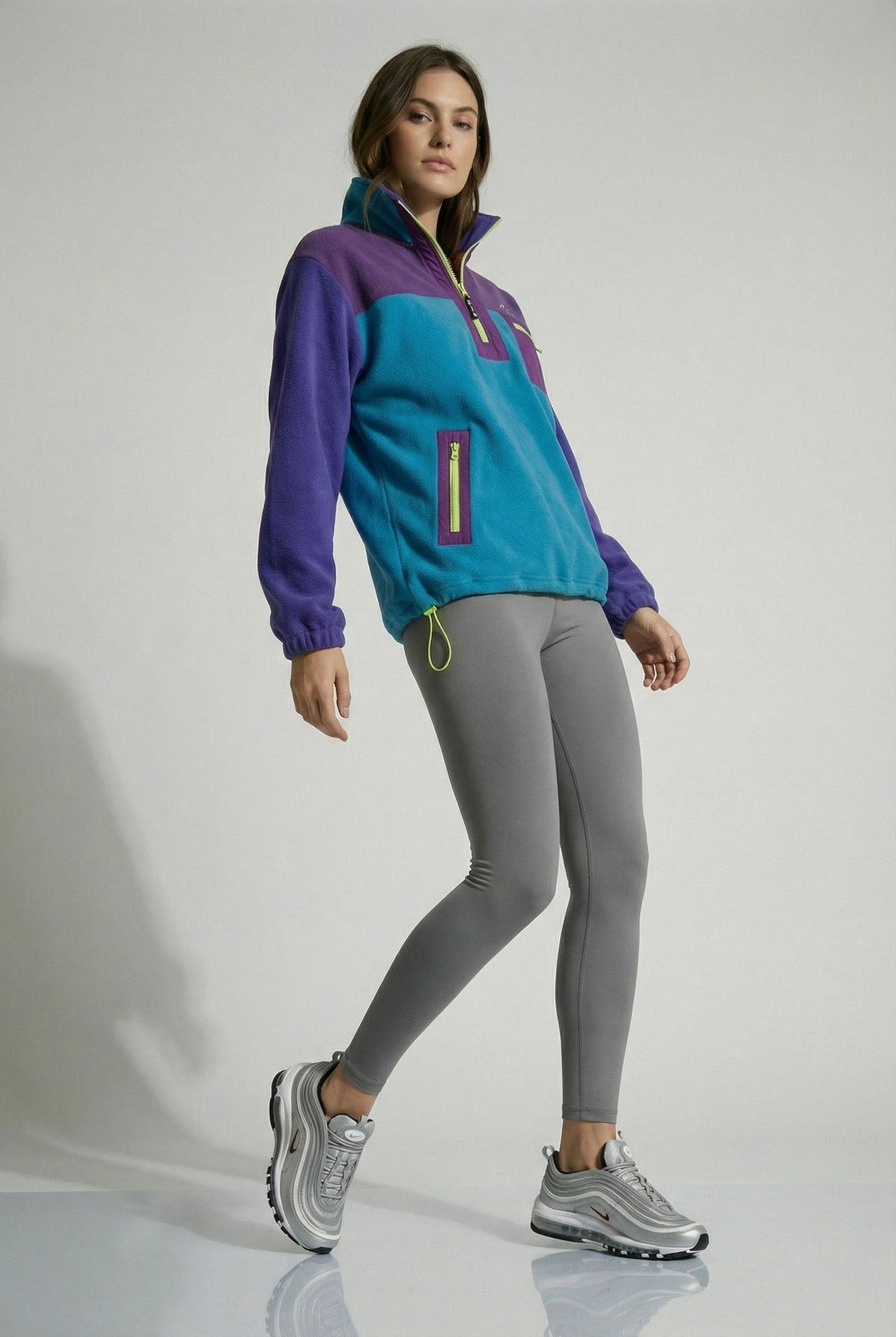 USCO Retro Quarter-Zip Fleece Pullover