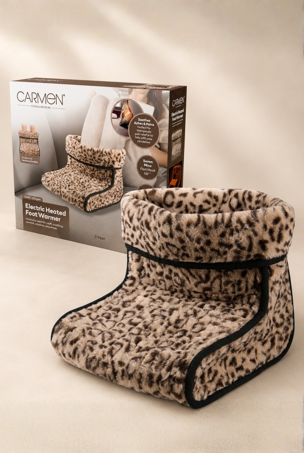 Carmen Electric Heated Foot Warmer