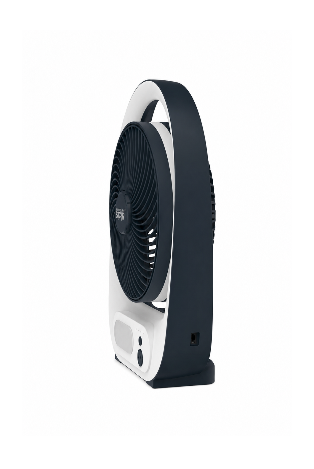 Winning Star Rechargeable USB Table Fan with LED Light – 8"
