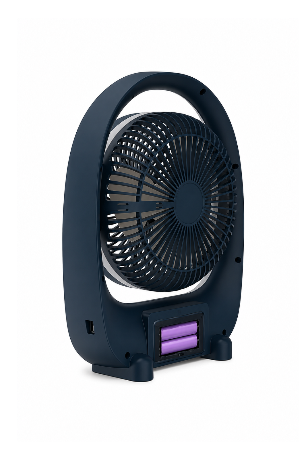 Winning Star Rechargeable USB Table Fan with LED Light – 8"