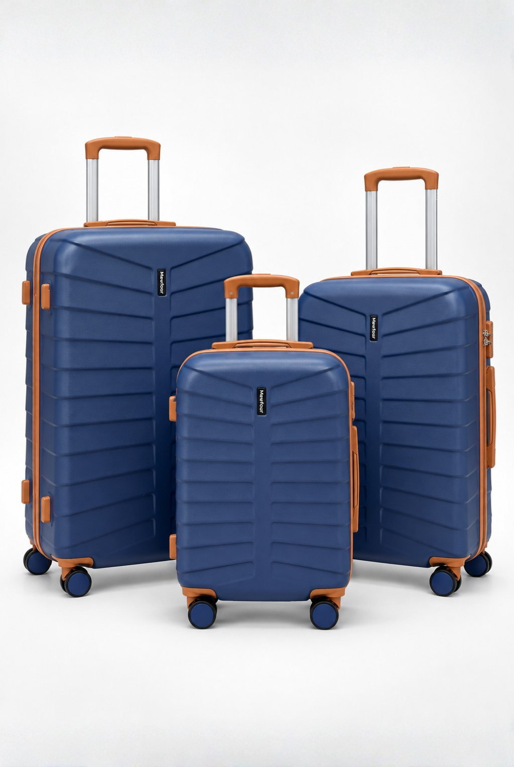 Voyage Set of 3 Hard Shell ABS Suitcases