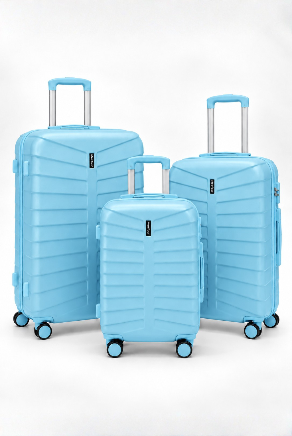 Voyage Set of 3 Hard Shell ABS Suitcases