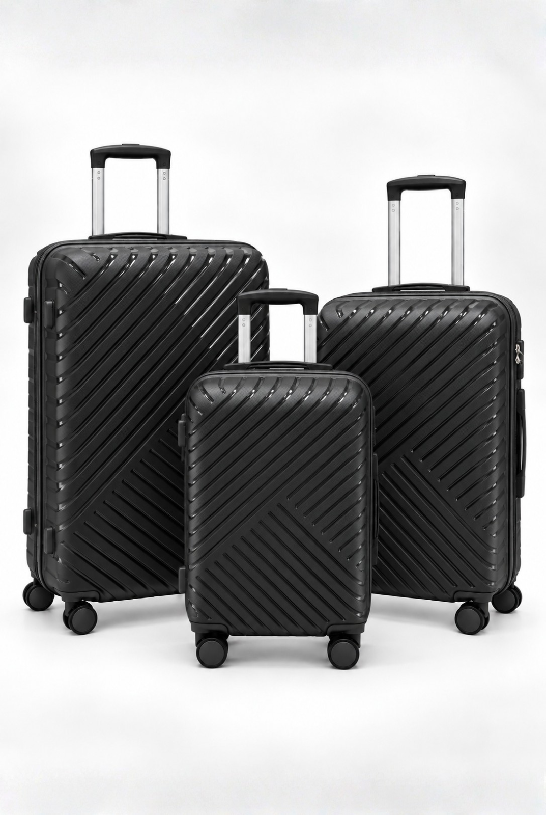 Voyage Set of 3 Hard Shell ABS Suitcases